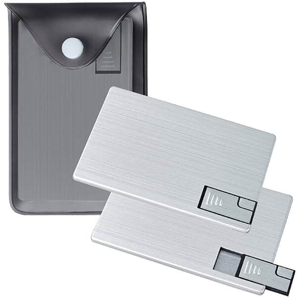 דיסק און קי אלומיניום בצורת כרטיס אשראי