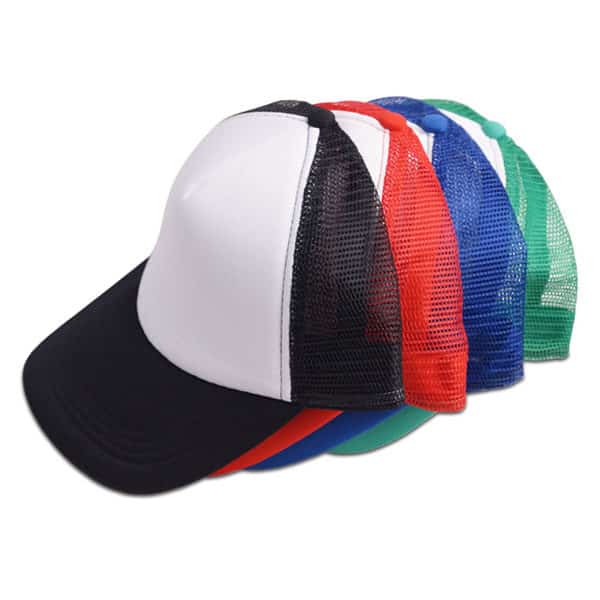 כובע רשת 5 פנלים צבעוני