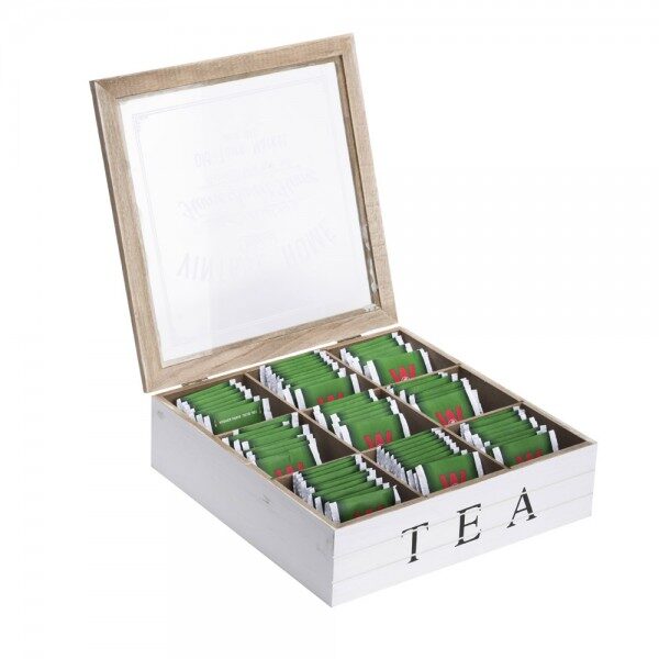 קופסת תה מעוצבת 9 תאים
