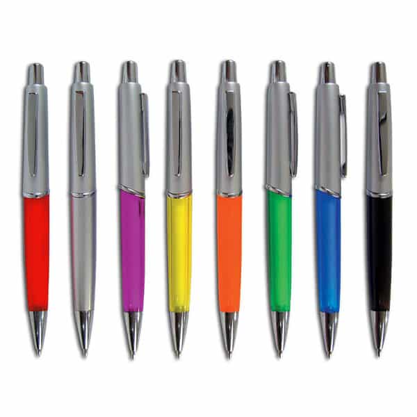 עט כדורי במגוון צבעים